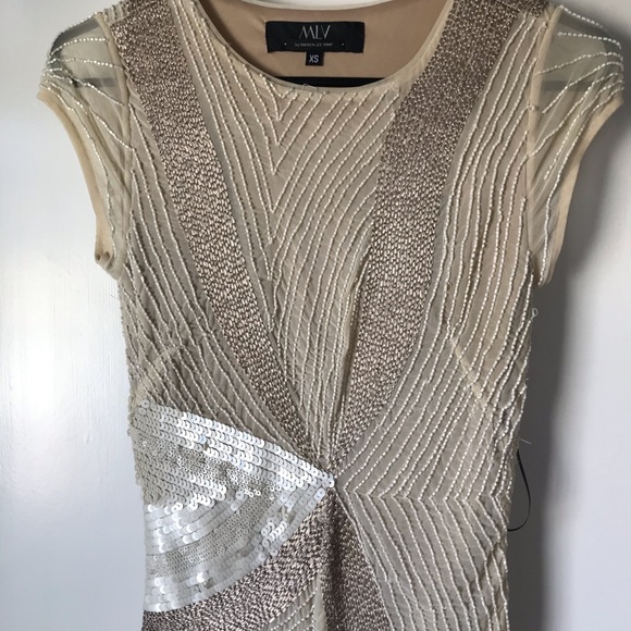 Beaded MLV minidress - Picture 2 of 4